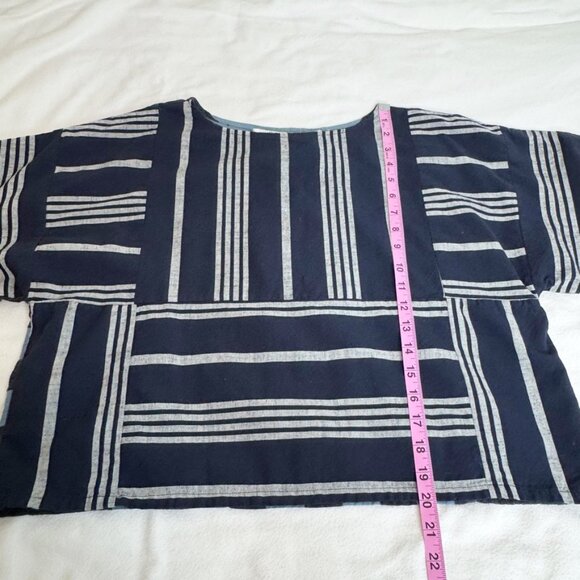 Ace & Jig Clarke Top Selvedge Striped Cotton Size M - Picture 11 of 15